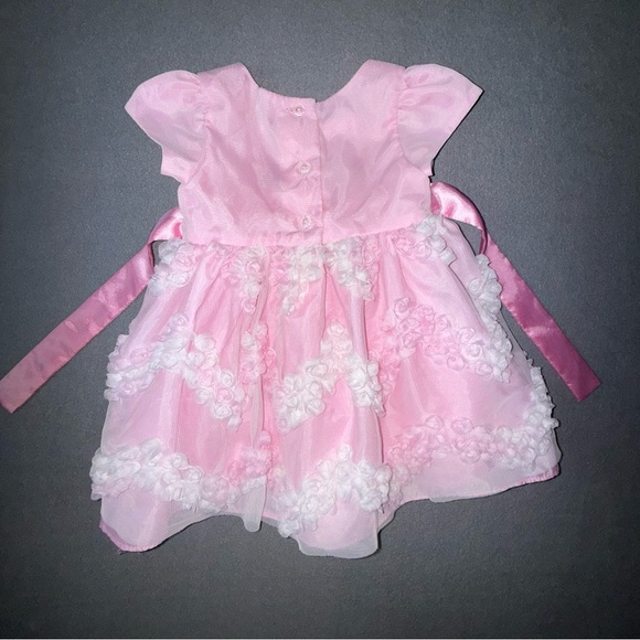 Jessica Ann Pink Baby Dress Infant 12 months - Picture 2 of 10